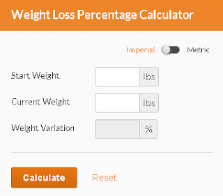 Weight loss calculator