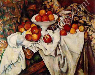 The Great Artist Paul Cezanne “Apples and Oranges” 1895- 1900 28 ¾” X 36 ¼” Musee d'Orsay, Paris 
