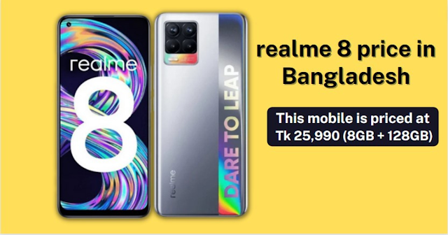 Realme 8 price in Bangladesh