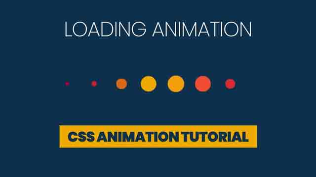 CSS Infinite Loading Animation