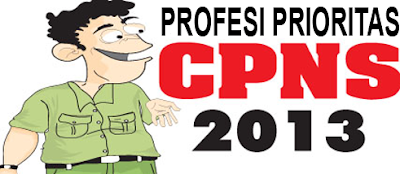 profesi prioritas cpns 2013