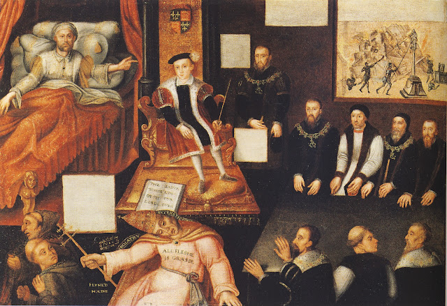 Эдуард VI и Папа: «Аллегория Реформации»
