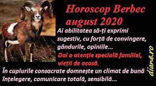 Horoscop Berbec august 2020