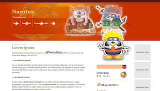 7 Template Blog Gratis Versi Naruto