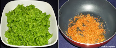 spice powder fried to make paratha