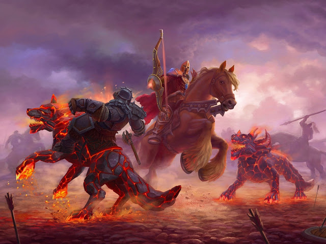 19090-Allods Online Wolf Battle Game HD Wallpaperz