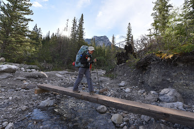 Backpacking Rocky Mountains TCT Alberta.