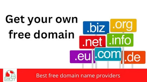 Best free domain name providers - Get your own free domain name