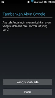 Menambahkan Akun Google Langsung di HP Android