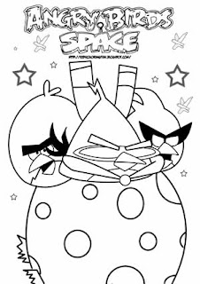 Angry Birds Space Coloring Pages | Fantasy Coloring Pages