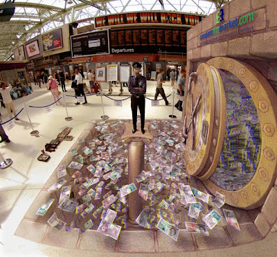 Amazing 3 dimensional illusions of Kurt Wenner