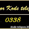 0338 — Kode Telepon Area Mana...?