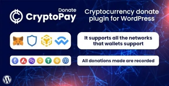 CryptoPay Donate - Plugin de doação de criptomoeda para WordPress