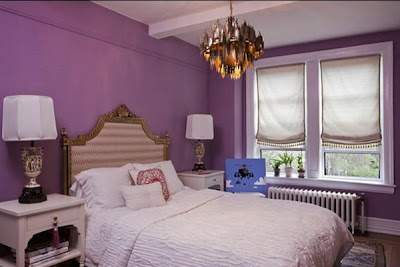 cuarto morado lila púrpura
