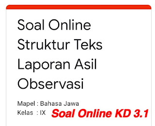 Ujian Online Bahasa Jawa