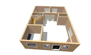 3D house plan 1