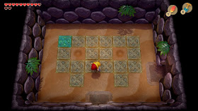 the first Master Stalfos room in the Catfish's Maw, where the eyes on the floor have been dug up