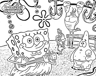 Coloring Spongebob