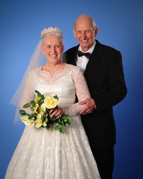Yondell and Larry came to us for a 50th wedding anniversary portrait and 