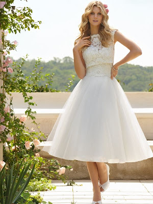 short wedding dress