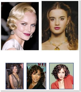 Pin Curl Hairstyles - Celebrity Hairstyle Ideas
