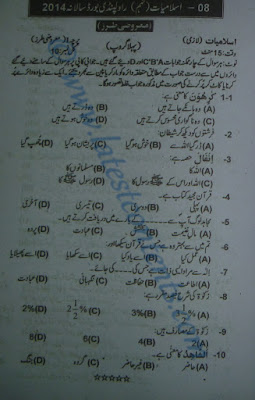 9th Class islamiat Compulsory guess papers (Past Papers)