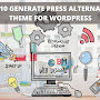 Top #10 Generate Press alternative theme for wordpress 2021