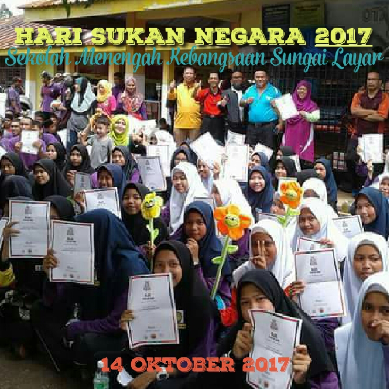 SMK Sungai Layar: Hari Sukan Negara SUNLAY 2017