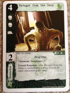 card from Call of Cthulhu living card game
