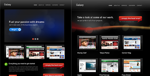 Galaxy Pro Theme - Business Corporate