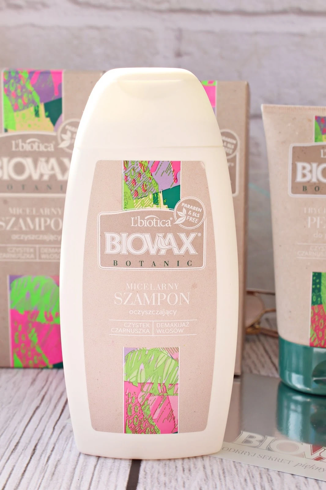 L'biotica BIOVAX Botanic Trychologiczny peeling do skóry głowy & Micelarny szampon oczyszczający