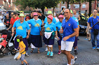 Bajada de cuadrillas de las fiestas de Llano