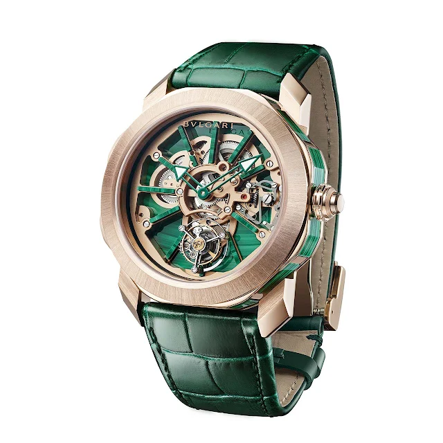 Bulgari Octo Roma Naturalia Malachite ref. 103462