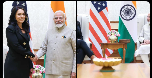 प्रधानमंत्री नरेन्द्र मोदी ने सोमवार को नई दिल्ली में अमेरिकी राष्ट्रीय खुफिया निदेशक 