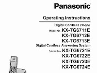 Panasonic KX-TG6724 Manual