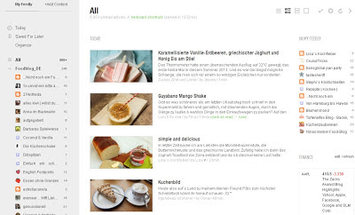 Screenshot Feedly