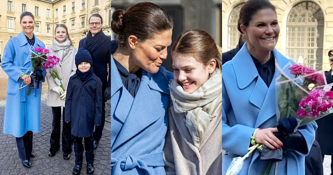 Crown Princess Victoria of Sweden Celebrated Her Traditional Name Day in Stockholm