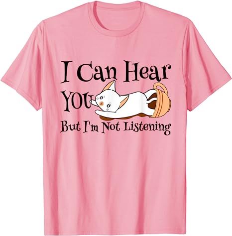 I Can Hear You But I'm Not Listening , Funny Coffee and Cat T-Shirt