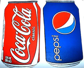 coke and pepsi