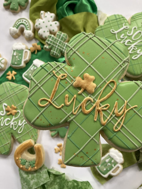 Shamrock Cookies - Sprinkle Template