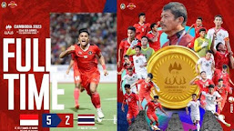 Akhir Puasa 32 Tahun, Indonesia Rebut Medali Emas Sepak Bola SEA Games