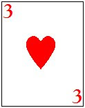 three of hearts