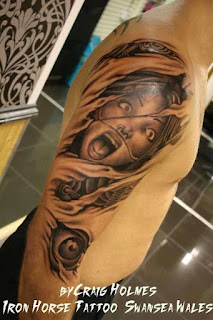 3d biomechanical tattoo: bionic child