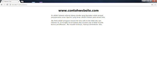 Belajar Membuat Website Sederhana dengan Apache2