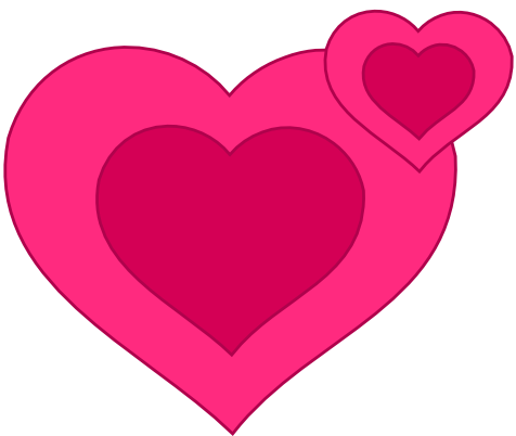 clipart heart outline. clip art heart black and