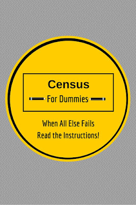 Census For Dummies - Desperately Seeking Surnames