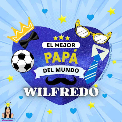 PIN Nombre Wilfredo para imprimir gratis