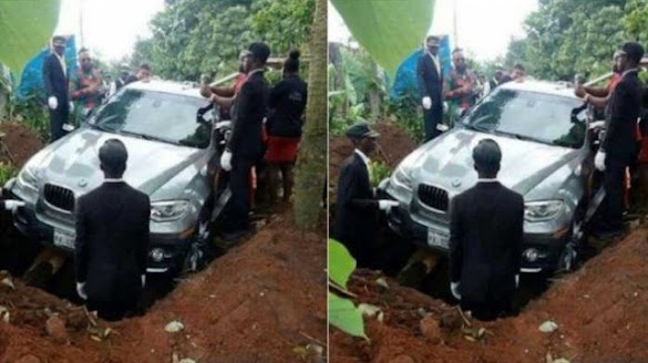 Anak Ini Kuburkan Ayahnya Dalam BMW Seharga 1,2 Miliar, Katanya Biar Cepat Masuk Surga