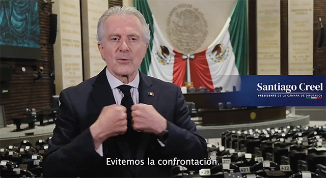 Evitemos la confrontación, Creel a AMLO