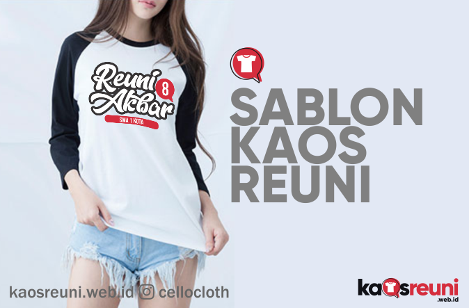 Harga Sablon Kaos Reuni SD SMP SMA Alumni Kelas Sekolah 